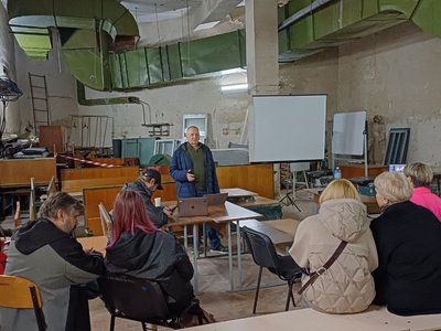Колектив факультету комп'ютерних наук та кібернетики зустрівся з кандидатом на посаду ректора Олександром Корченком!