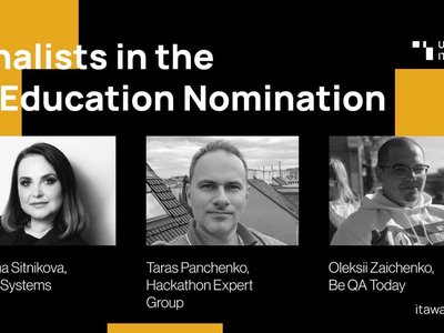 Панченко Т.В. став одним з трьох фіналістів премії IT Awards у номінації IT Education у 2020 році.